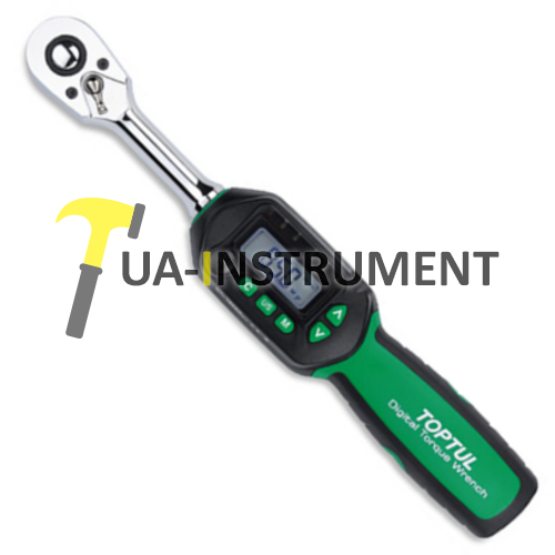 Ключ динамометрический TOPTUL 4.2-85Нм (цифровой) 3/8" укороченный DT-085S Кременчуг - изображение 1