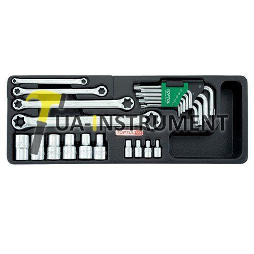 Набор инструмента TORX TOPTUL 23ед. (в ложементе) GAAT2302 Кременчуг - изображение 1