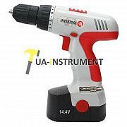 Шуруповерт аккумуляторный 14.4В, 1 акк., 1.2Ач, 0-10 мм. INTERTOOL DT-03100 Кременчуг
