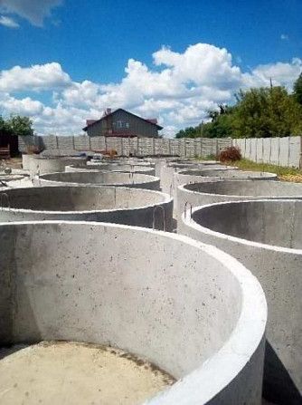 ЖБ-кольца, крышки, днища. Копка сливных/выгребных ям Харьков - изображение 1