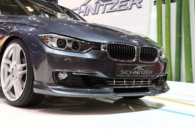 Накладка на передний бампер BMW F30 стиль SCHNITZER Светловодск - изображение 1