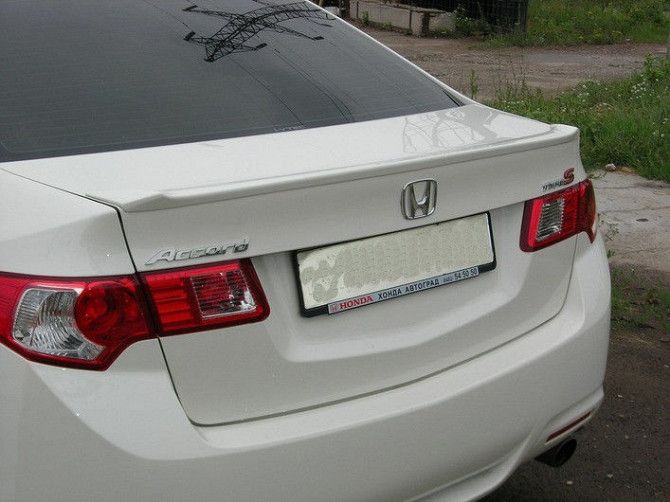 Лип спойлер багажника на Honda Accord 8 Светловодск - изображение 1