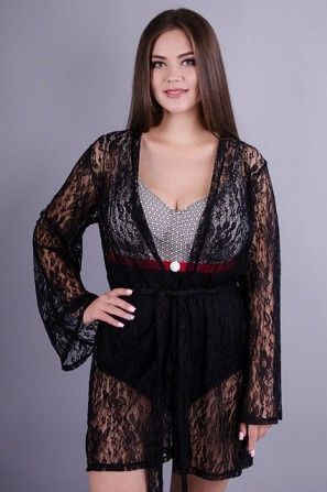 Накидка Гипюр черный Киев - изображение 1