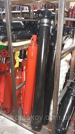 Гидроцилиндр толкания плиты 110х90х1000 (Мусоровоз) Мелитополь - изображение 1