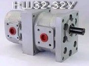 Насос шестиренчатый сдвоенный (спаренный) тандем НШ-32-32 Мелитополь