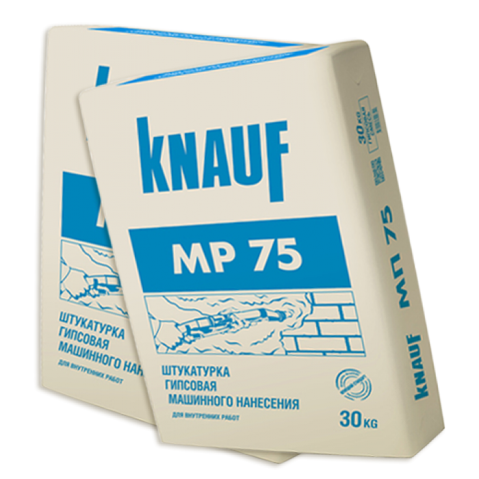 Штукатурка гипсовая мп 75 knauf 30 кг. Штукатурка гипсовая Knauf МП-75. Штукатурка гипсовая машинного нанесения Кнауф-МП 75. МП-75 Кнауф штукатурка. Штукатурка гипсовая Knauf МП-75 Машинная.