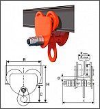 Тележка передвижения тали без привода (холостая) Харьков