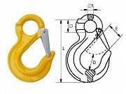 Крюк с проушиной и защелкой типа G80 Харьков