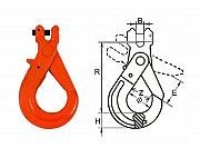 Крюк самозапирающийся G80 с вилочным сопряжением типа SL-82 Харьков