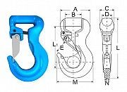 Крюк для текстильных стропов G100 Харьков