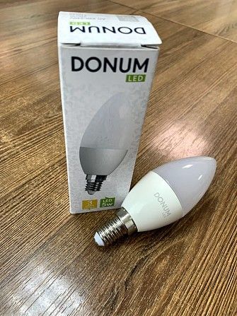СВЕТОДИОДНАЯ ЛАМПА DONUM LIGHTING C37 Київ - изображение 1
