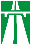 Знак дорожный "5.1. Автомагистраль" Харьков