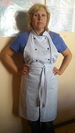 Фартуки с нагрудником для барменов, официантов, поваров Київ - изображение 1