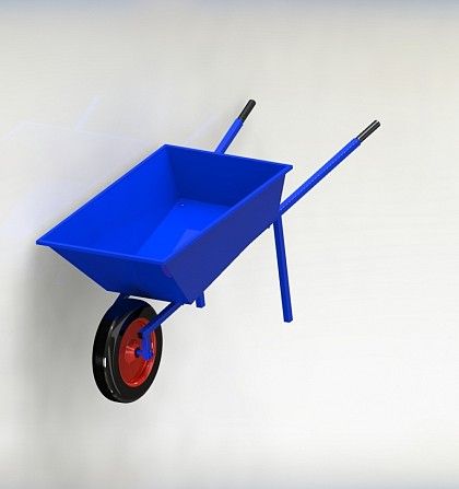 Тачка садово-строительная одноколёсная 90 л Харьков - изображение 1