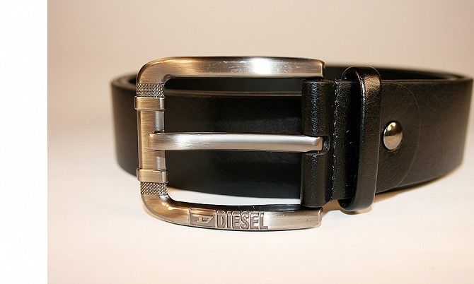 Мужской ремень Diesel - кожаный Николаев - изображение 1