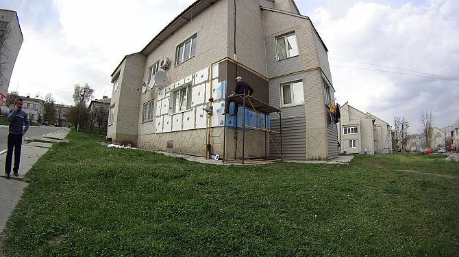 Высотные работы по утеплению фасадов зданий в Харькове и области Харьков - изображение 1