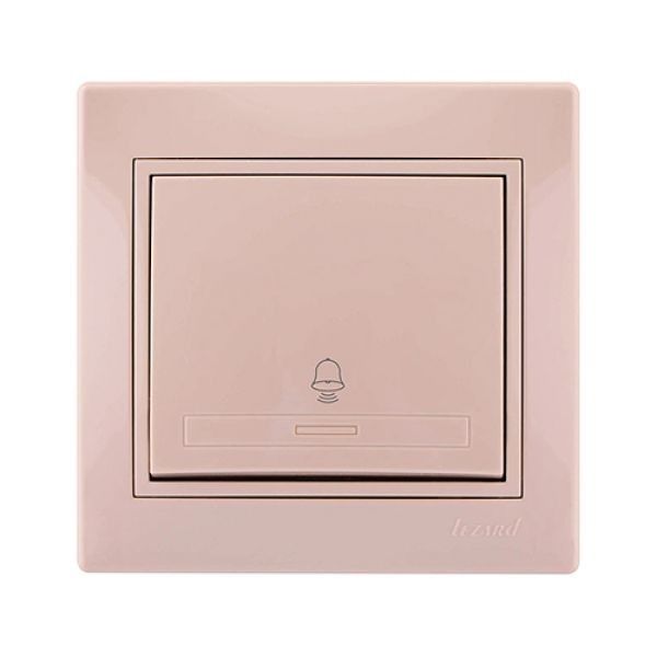Кнопка звонка Lezard Mira 10A Крем (701-0303-103) Киев - изображение 1