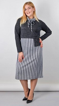 Платье Мария графит меланж Київ - изображение 1