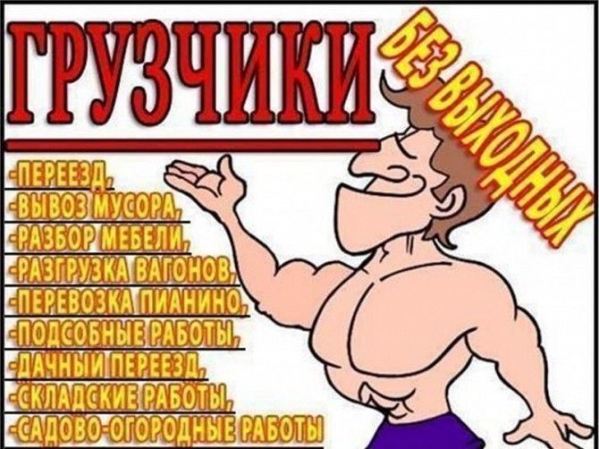 услуги грузчиков вывоз строй мусора любые разгрузочные роботы Николаев - изображение 1