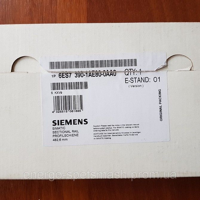 Профильная шина Siemens 6ES7390-1AE80-0AA0 Калуш - изображение 1