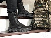 Берцы мужские зимние черные 8600 Мелитополь