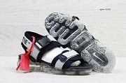 Босоножки мужские серые с синим Sandals Off white x Air VaporMax 5540 Мелитополь