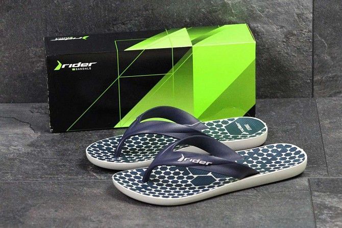 Вьетнамки мужские синие Rider 5164 Мелитополь - изображение 1