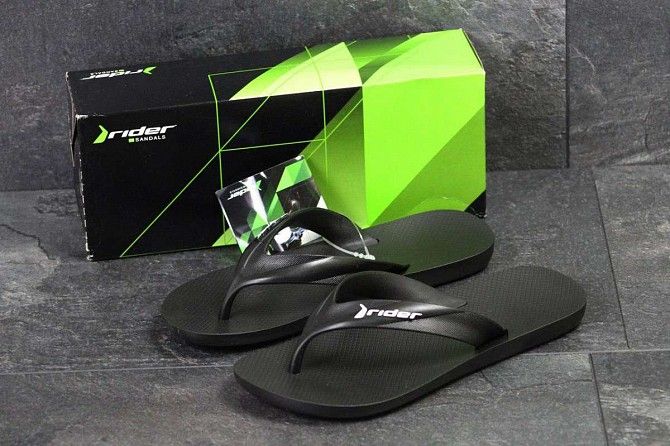Вьетнамки мужские черные Rider 5178 Мелитополь - изображение 1