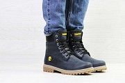 Женские ботинки зимние темно синие Timberland 6941 Мелитополь
