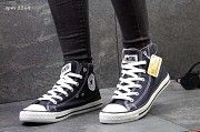 Женские высокие кеды Converse темно синие 2268 Мелитополь