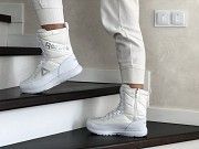 Женские дутики зимние белые 8640 Мелитополь