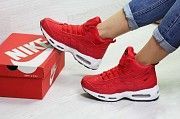 Женские зимние кроссовки красные 95 6981 Мелитополь