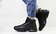 Женские зимние кроссовки черные Nike 95 6980 Мелитополь