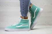 Женские кеды на зиму мятные Vans 6506 Мелитополь