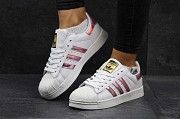 Женские кроссовки Adidas Superstar белые 2735 Мелитополь