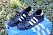 Женские кроссовки Superstar черные 2286 Мелитополь