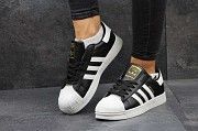 Женские кроссовки Superstar черные 2732 Мелитополь
