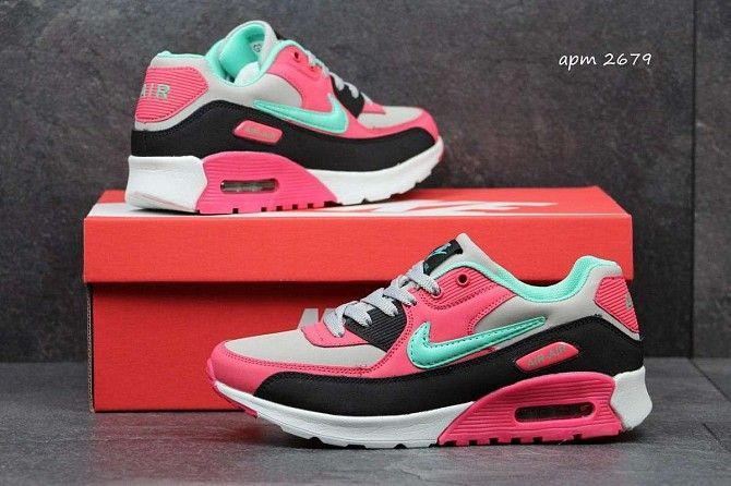 Женские кроссовки Nike Air Max разноцветные 2679 Мелитополь - изображение 1