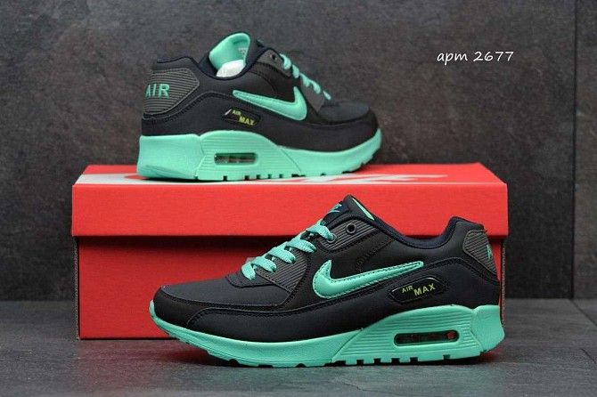Женские кроссовки Nike Air Max черные 2677 Мелитополь - изображение 1