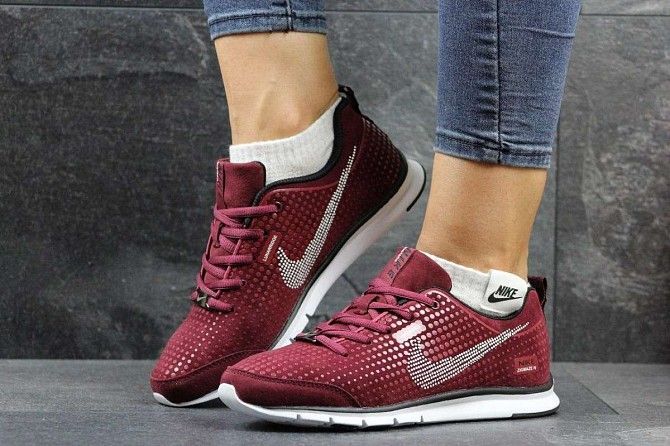 Женские кроссовки Nike Zigmaze бордовые 3013 Мелитополь - изображение 1