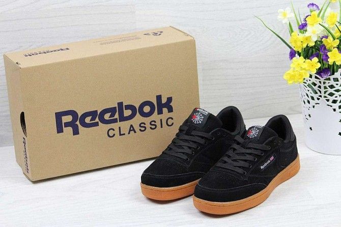 Женские кроссовки Reebok Workout Classica черные 3955 Мелитополь - изображение 1