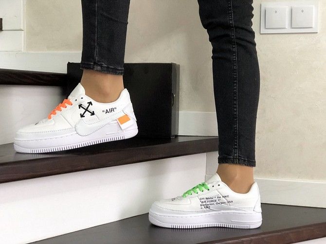 Женские кроссовки белые Air Force 1 Jester XX 8764 Мелитополь - изображение 1