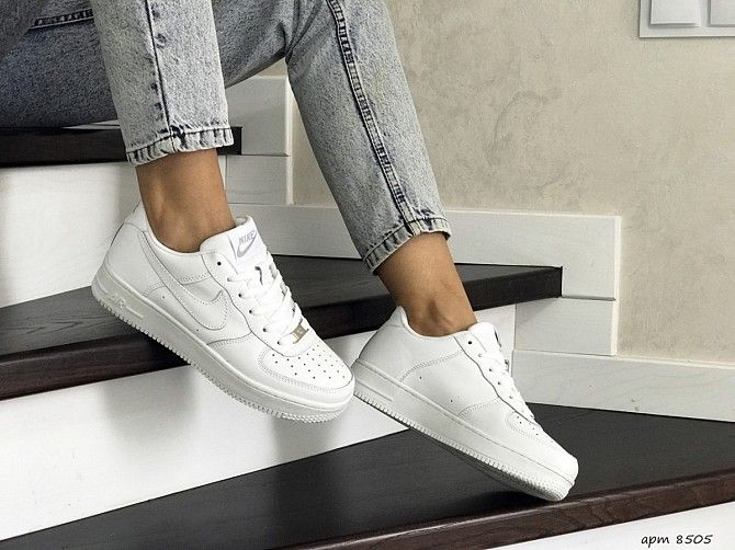 Женские кроссовки белые Nike Air Force 8505 Мелитополь - изображение 1