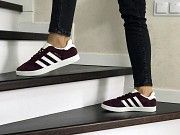 Женские кроссовки бордовые Adidas Gazelle 8500 Мелитополь