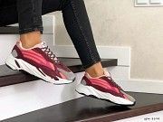 Женские кроссовки бордовые Adidas Yeezy Boost 700 8694 Мелитополь