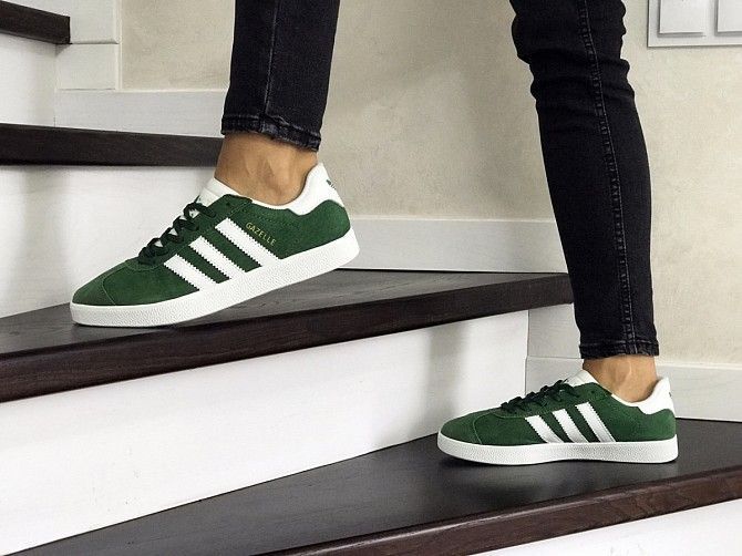 Женские кроссовки зеленые Gazelle 8497 Мелитополь - изображение 1