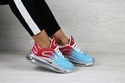 Женские кроссовки красные с синим Air Max 720 8252 Мелитополь