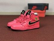 Женские кроссовки малиновые Air Jordan 1 Retro 8585 Мелитополь