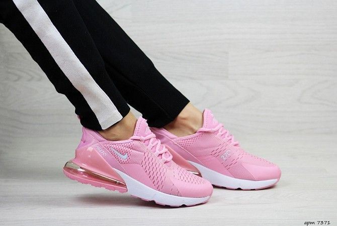 Женские кроссовки розовые Air Max 270 7371 Мелитополь - изображение 1