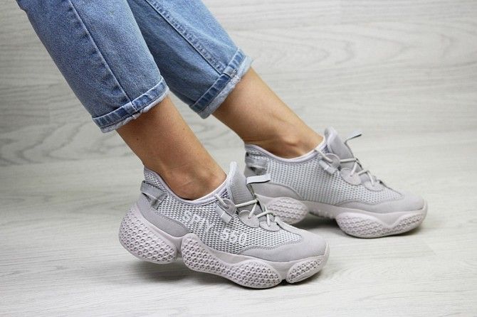 Женские кроссовки серые SPIY-550 7852 Мелитополь - изображение 1